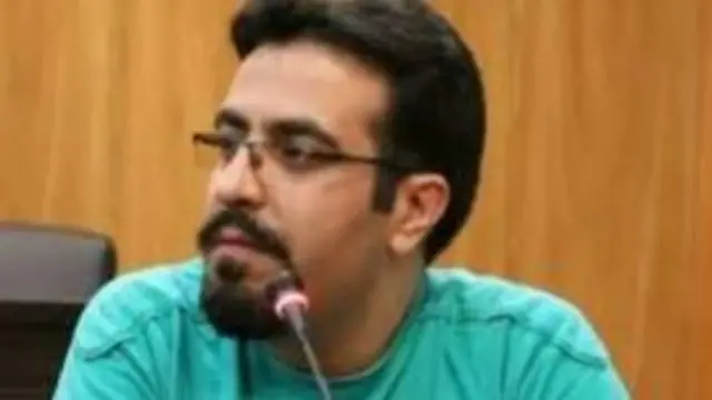 عکسی که وکیل آقای نخعی پیشتر از او در توییتر منتشر کرده بود