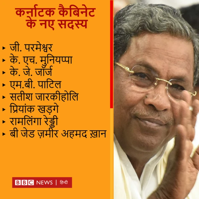 सिद्धारमैया कैबिनेट