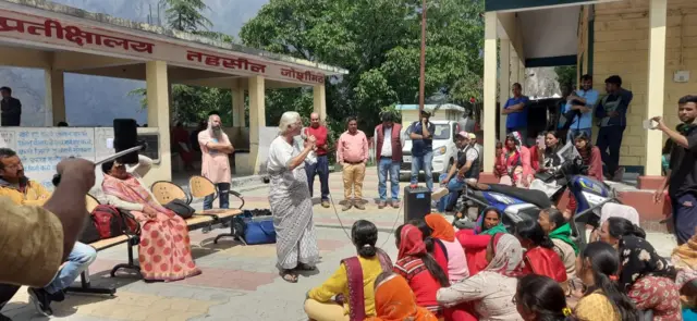 मेधा पाटकर जोशीमठ में
