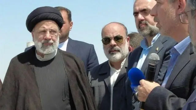 ابراهیم رئیسی، رئیس جمهوری ایران در جریان یک سفر به سیستان و بلوچستان