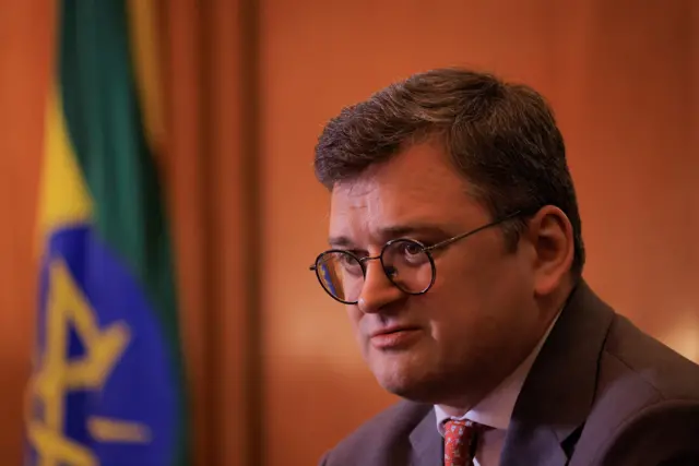 Дмитрий Кулеба во время визита в Эфиопию