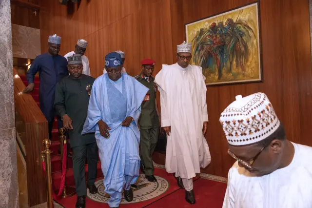 Yadda Buhari ya zagaya da Tinubu fadar shugaban Najeriya