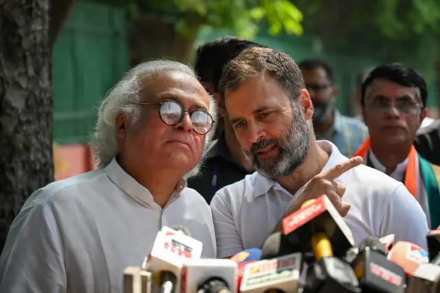 राहुल गांधी और जयराम रमेश