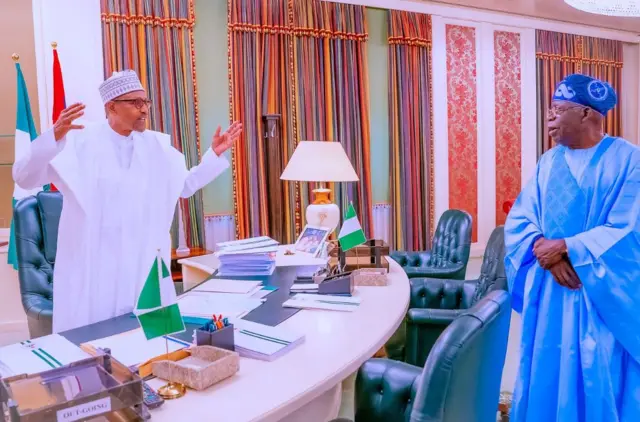 Onyeisiala Muhammadu Buhari na Bola Tinubu