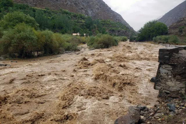 عکس آرشیو از سیلاب‌ها در افغانستان