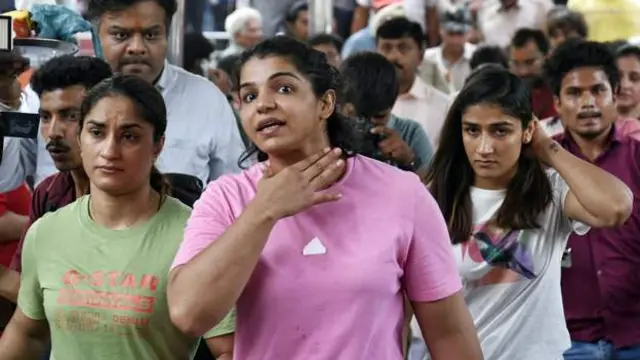 రెజ్లర్ల నిరసన