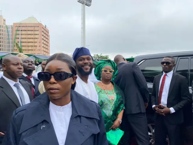 Seyi Tinubu dey for di inauguration