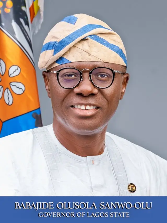 New official portrait of Lagos govnor Babajide Sanwo-Olu