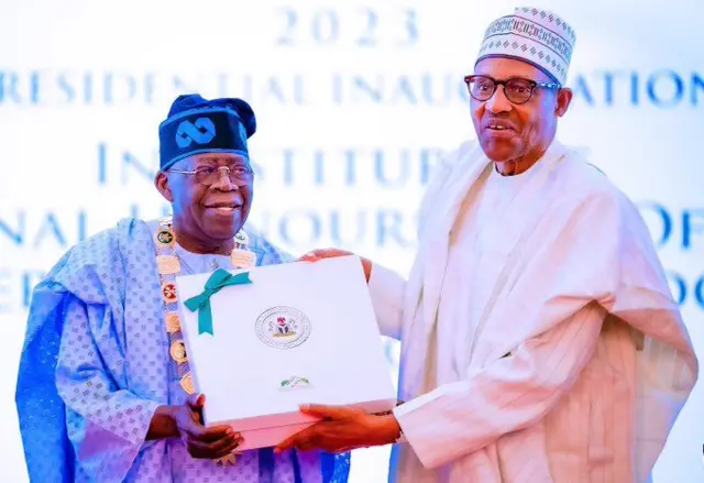 Bola Tinubu and Buhari