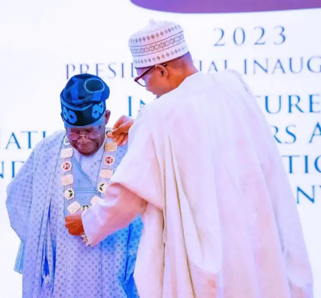 Buhari dey decorate Tinubu