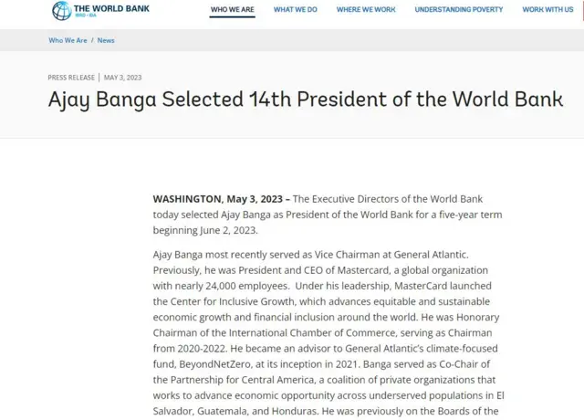 Ajay Banga