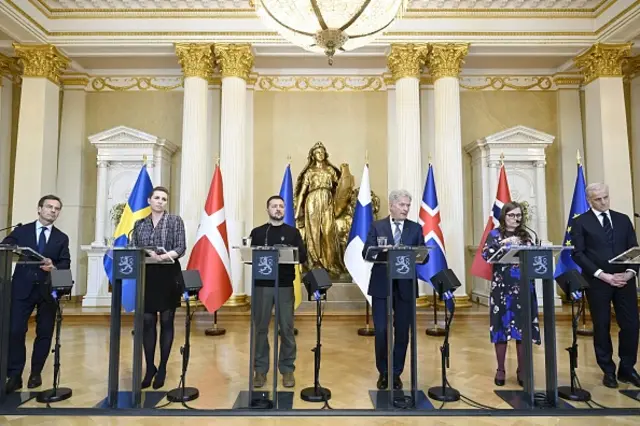 Зеленский на саммите в Хельсинки