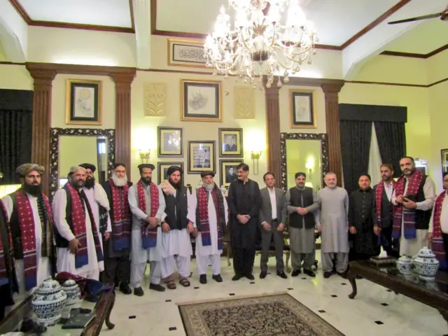 وزیر تجارت طالبان در کراچی