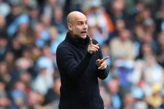 Man City coach Pep Guardiola