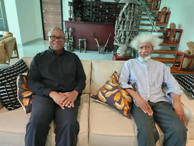 Peter Obi na Wole Soyinka