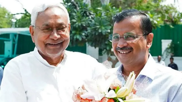 नीतीश कुमार और अरविंद केजरीवाल