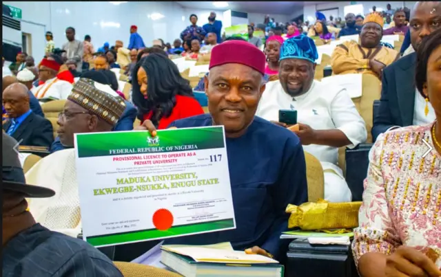 Samuel Maduka Onyishi bụ onye nwe mahadum 'Maduka University dị n'Enugwu