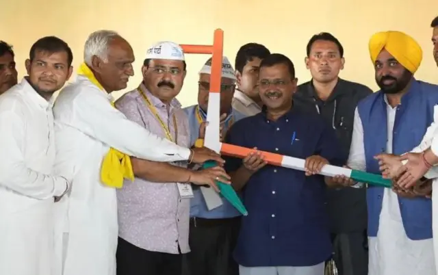 श्रीगंगानगर में आप की रैली