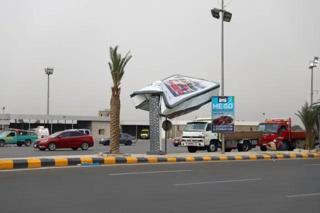 عاصفة ترابية في مصر