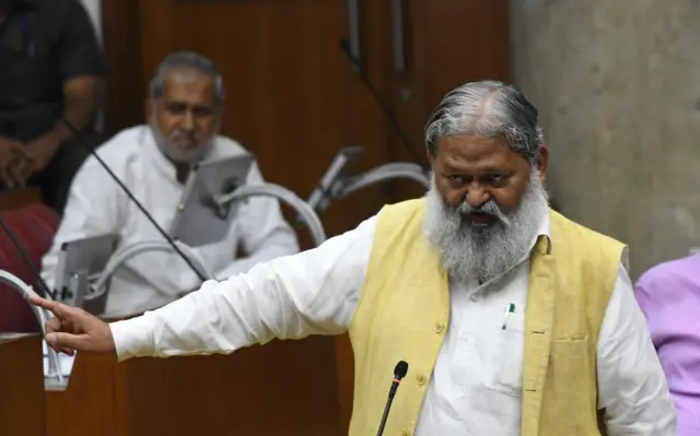 हरियाणा के गृह मंत्री अनिल विज