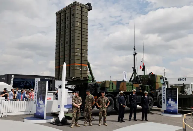 Система SAMP-T на авиасалоне в Ле-Бурже, 19 июня