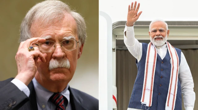 नरेंद्र मोदी और जॉन बोल्टन