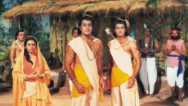 रामानंद सागर के पौराणिक धारावाहिक 'रामायण' का एक दृश्य