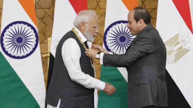 नरेंद्र मोदी और अल सीसी
