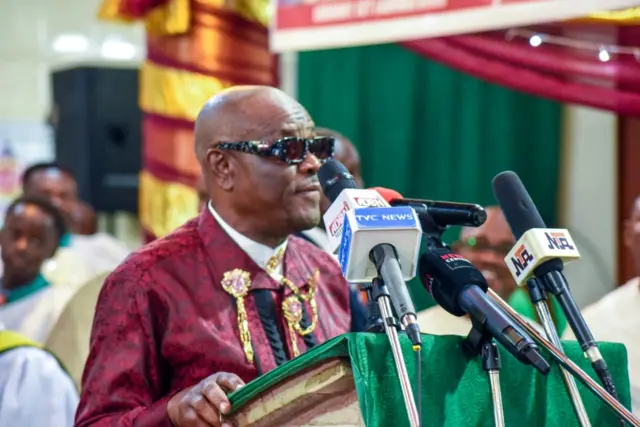 Aworan Gomina Rivers tẹlẹ Nyesom Wike