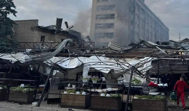 ракетный удар по Краматорску