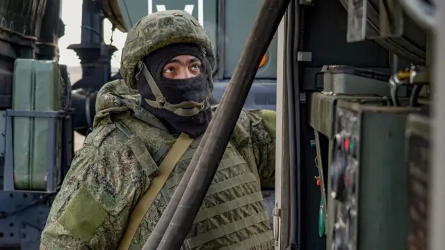 Российский десантник в Украине