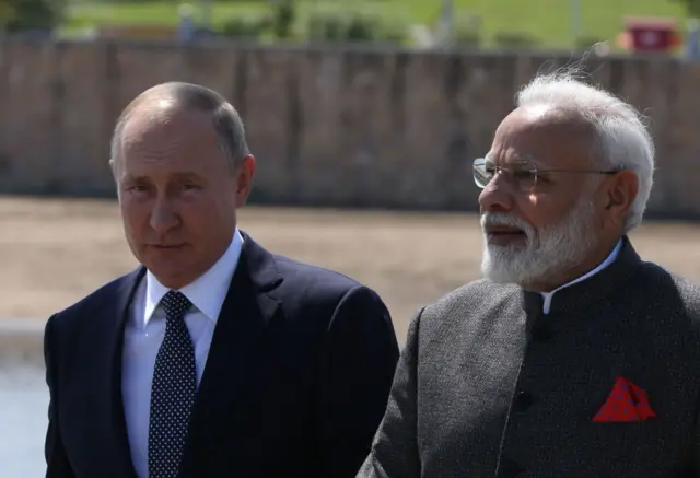 पुतिन, मोदी