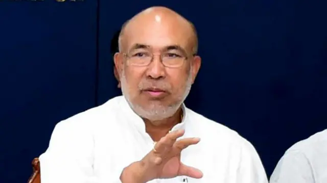 मणिपुर के मुख्यमंत्री एन बीरेन सिंह