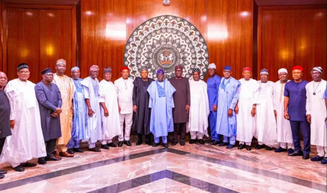 Ndị gọvanọ na Onyeisiala Bola Tinubu