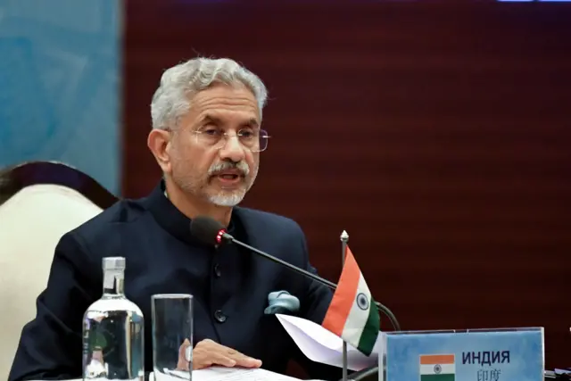 भारतीय विदेश मंत्री एस जयशंकर