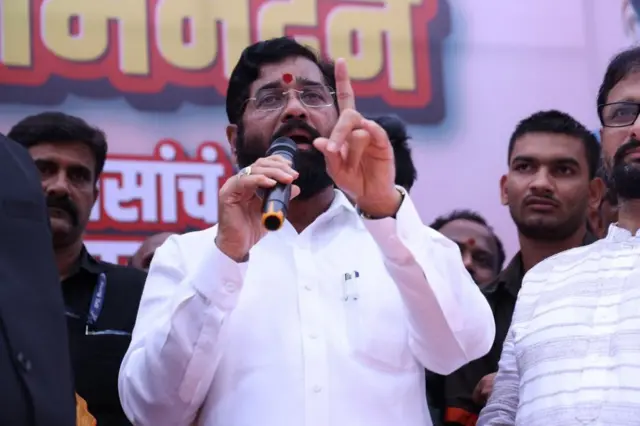 महाराष्ट्र के मुख्यमंत्री एकनाथ शिंदे