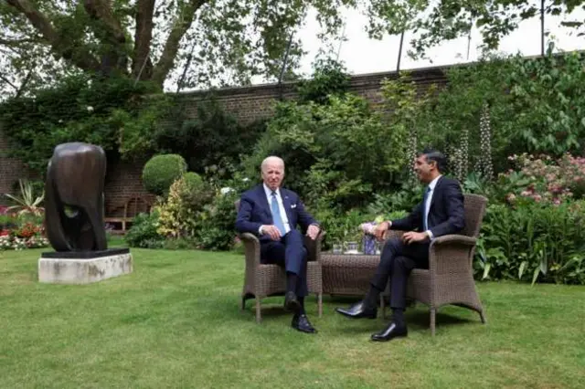 Joe Biden na Rishi Sunak