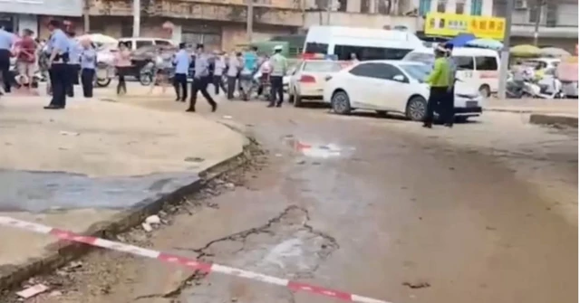 चीन में चाकू से हमला