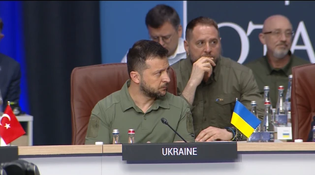 Зеленский на Совете НАТО-Украина