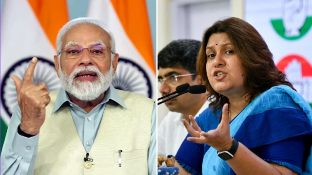 नरेंद्र मोदी और सुप्रिया श्रीनेत