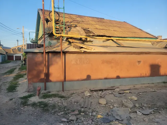 Повреждения после ракетного удара по Одесе