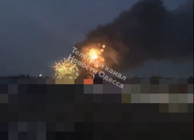 пожар на складе фейерверков, Одесса