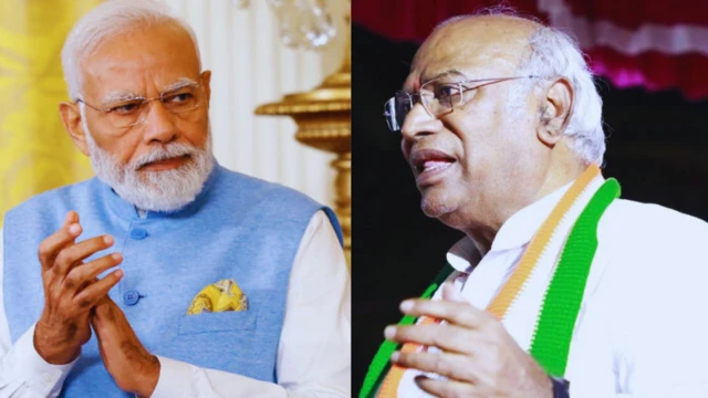 पीएम मोदी और खड़गे