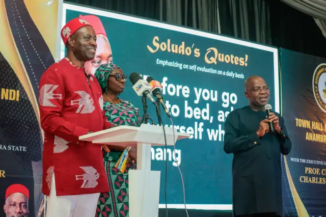 Chukwuma Soludo na Alex Otti