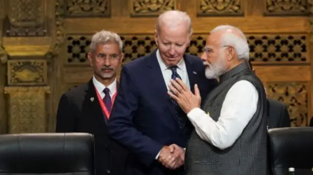 जयशंकर, मोदी, बाइडन