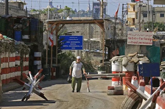 صورة أرشيفية من مخيم عين الحلوة