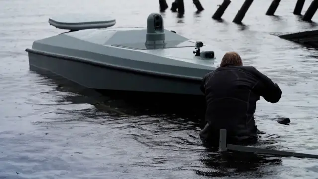 испытания морского дрона