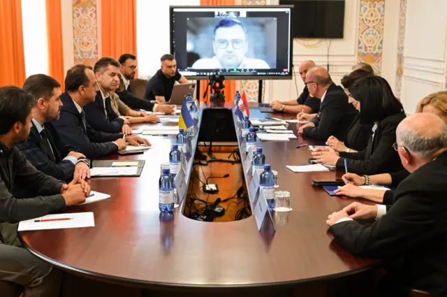 Встреча с хорватской делегацией