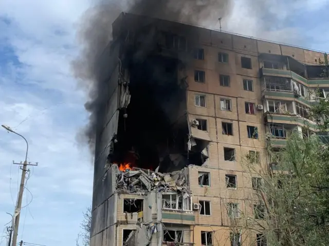 Результат удара по Кривому Рогу