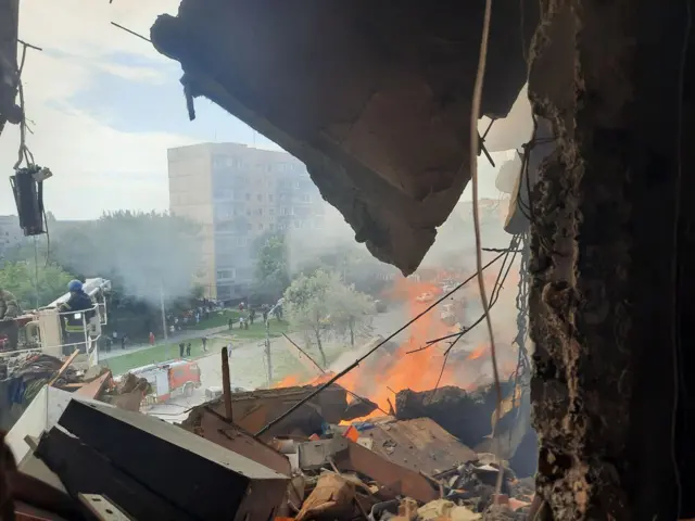 Результат удара по Кривому Рогу